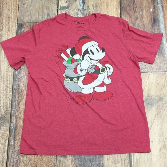 Disney Other - Santa Claus Mickey Mouse Disney T-shirt Size 2XL Disney Other - Santa Claus Mickey Mouse Disney T-shirt Size 2XL